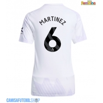 Camisa de time de futebol Manchester United Lisandro Martinez #6 Replicas 2º Equipamento Feminina 2025-26 Manga Curta